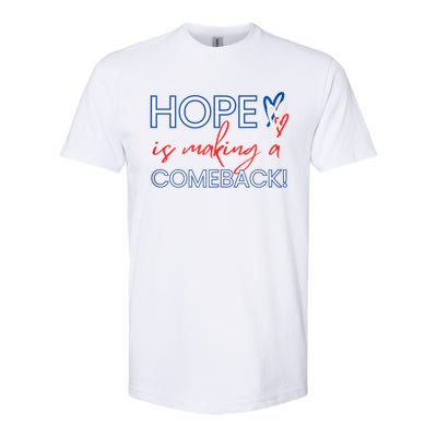 Hope Is Making A Comeback In Red White & Blue Softstyle CVC T-Shirt