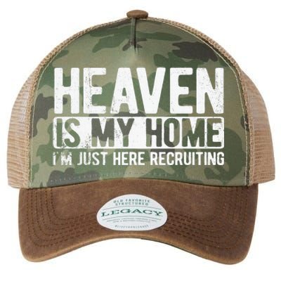 Heaven Is My Home Christian Religious Jesus Legacy Tie Dye Trucker Hat