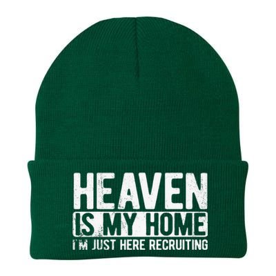 Heaven Is My Home Christian Religious Jesus Knit Cap Winter Beanie