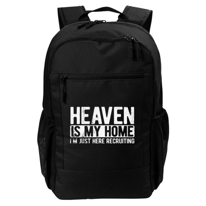 Heaven Is My Home Christian Religious Jesus Daily Commute Backpack