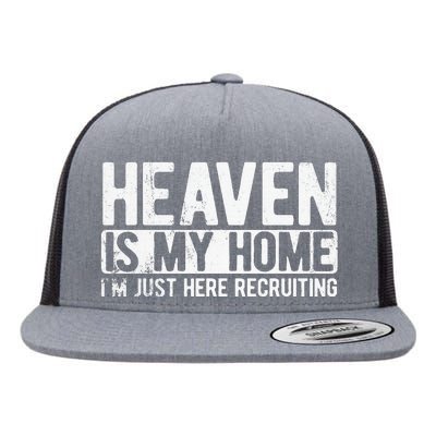 Heaven Is My Home Christian Religious Jesus Flat Bill Trucker Hat