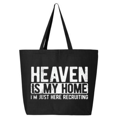 Heaven Is My Home Christian Religious Jesus 25L Jumbo Tote