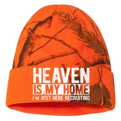 Heaven Is My Home Christian Religious Jesus Kati Licensed 12" Camo Beanie