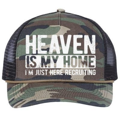 Heaven Is My Home Christian Religious Jesus Retro Rope Trucker Hat Cap