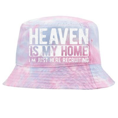 Heaven Is My Home Christian Religious Jesus Tie-Dyed Bucket Hat