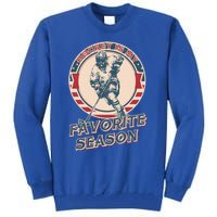 Hockey Is My Favorite Season Vintage Hockey Lovers Gift Tall Sweatshirt