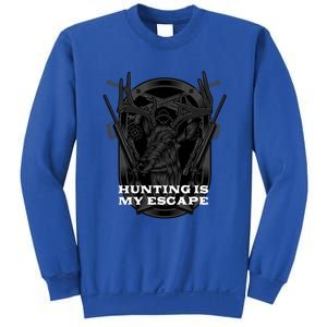 Hunting Is My Escape Introvert Hunter Antisocial Meaningful Gift Sweatshirt