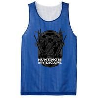 Hunting Is My Escape Introvert Hunter Antisocial Meaningful Gift Mesh Reversible Basketball Jersey Tank