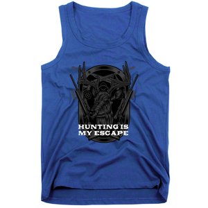 Hunting Is My Escape Introvert Hunter Antisocial Meaningful Gift Tank Top