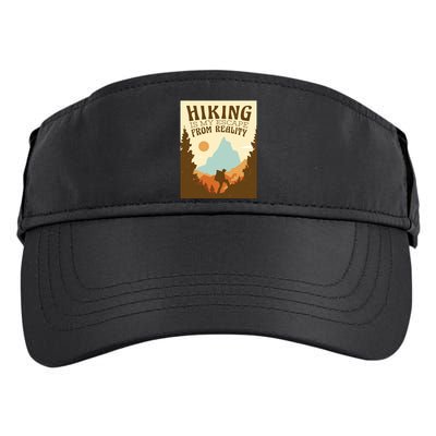 Hiking Is My Escape From Reality Adult Drive Performance Visor