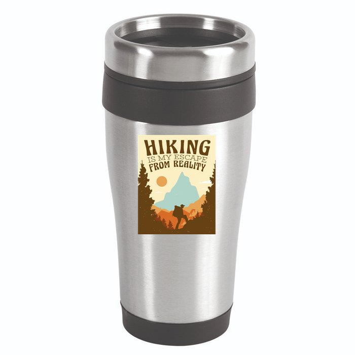 Hiking Is My Escape From Reality 16oz Travel Tumbler