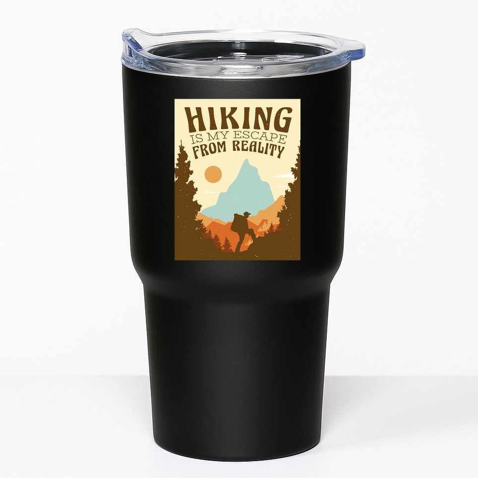 Hiking Is My Escape From Reality Tumbler