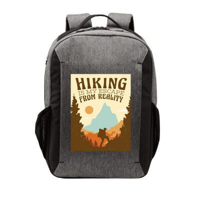 Hiking Is My Escape From Reality Vector Backpack
