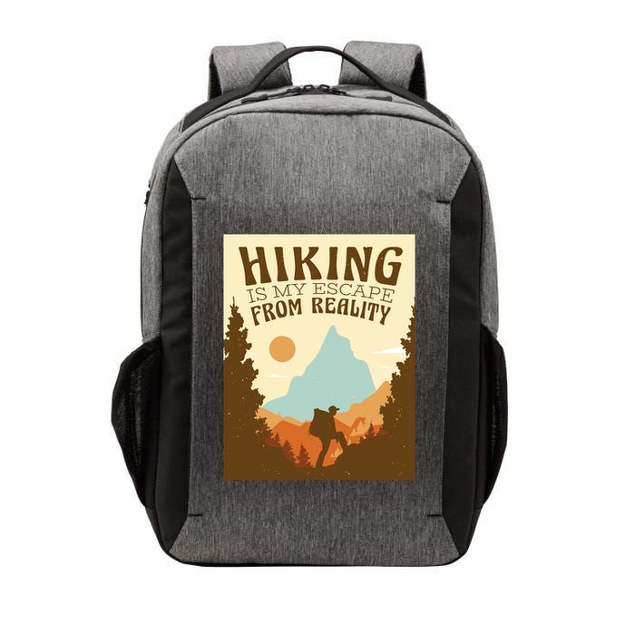 Hiking Is My Escape From Reality Vector Backpack