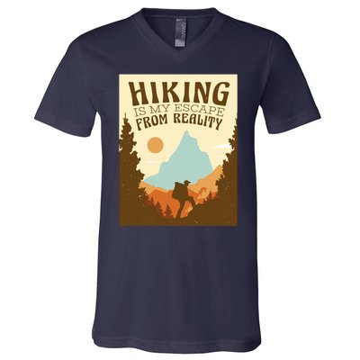 Hiking Is My Escape From Reality V-Neck T-Shirt