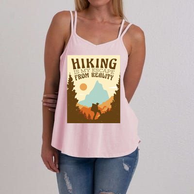 Hiking Is My Escape From Reality Women's Strappy Tank