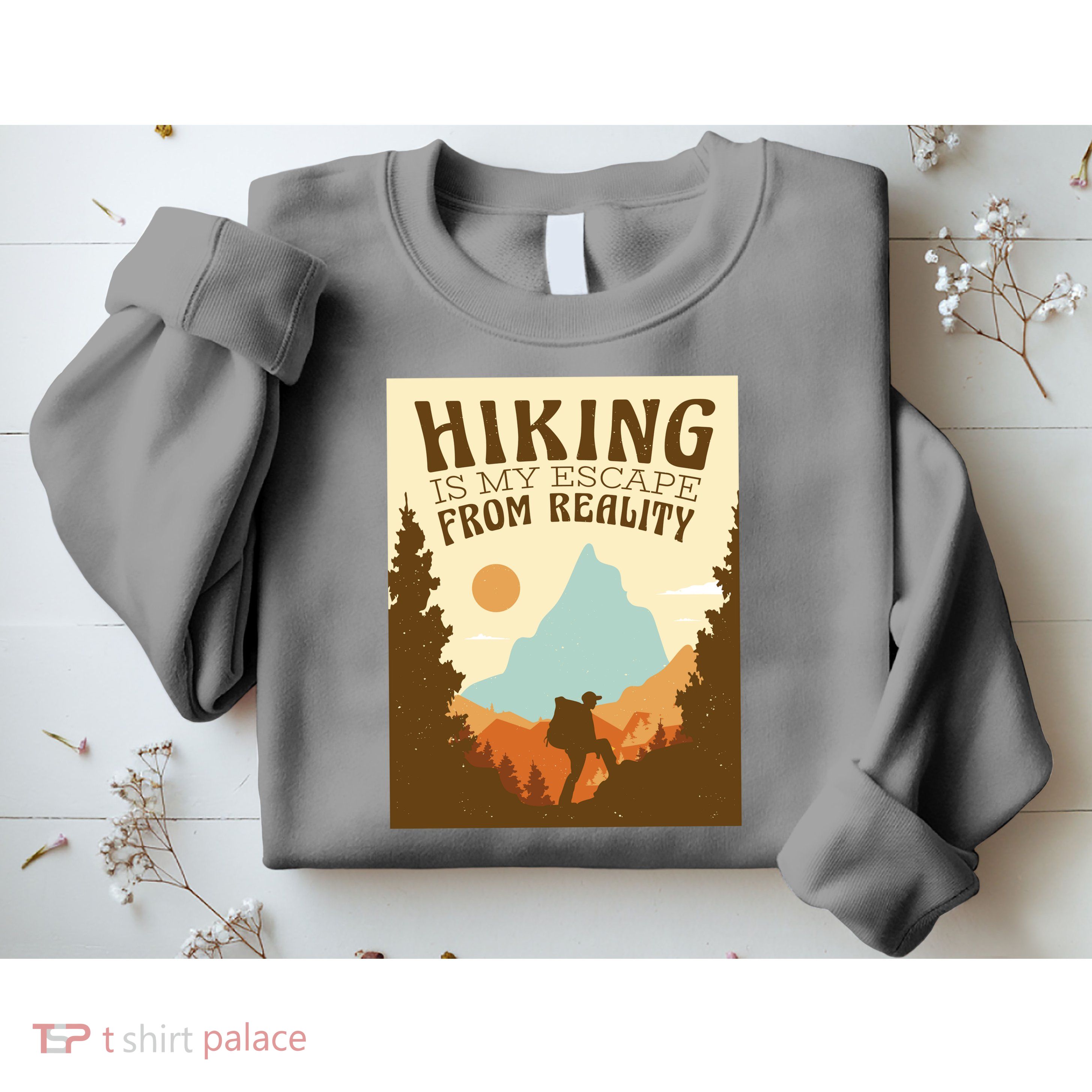 Hiking Is My Escape From Reality Sweatshirt