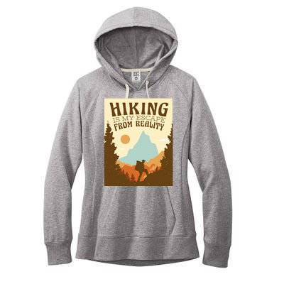 Hiking Is My Escape From Reality Women's Fleece Hoodie