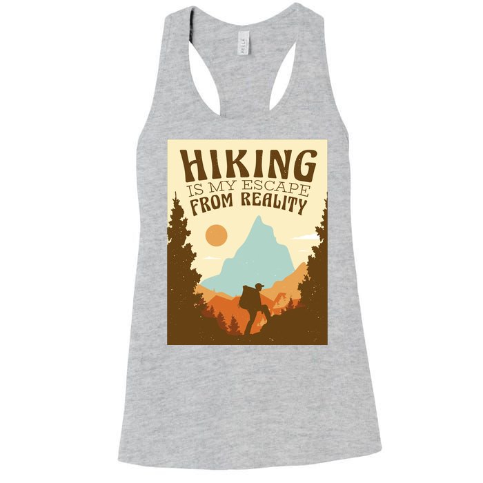 Hiking Is My Escape From Reality Women's Racerback Tank