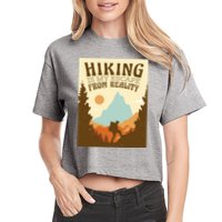 Hiking Is My Escape From Reality Crop Top