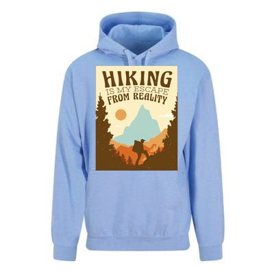 Hiking Is My Escape From Reality Unisex Surf Hoodie