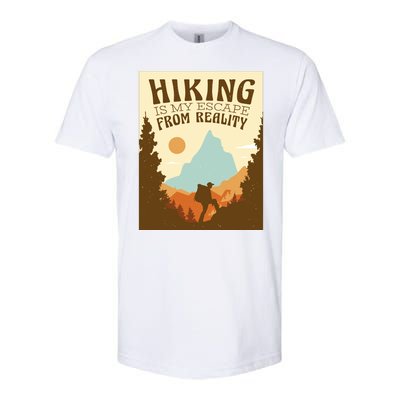 Hiking Is My Escape From Reality Softstyle CVC T-Shirt