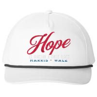 Hope Is Making A Come Back Harris Walz 2024 Snapback Five-Panel Rope Hat