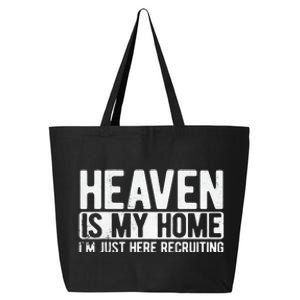 Heaven Is My Home Christian Religious Jesus 25L Jumbo Tote