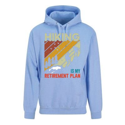 Hiking Is My Retirement Plan Funny Hiking Is My Retirement Plan Unisex Surf Hoodie