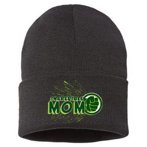 H.U.L.K Incredible Mom Family Trip Vacation Mother’S Day Sustainable Knit Beanie