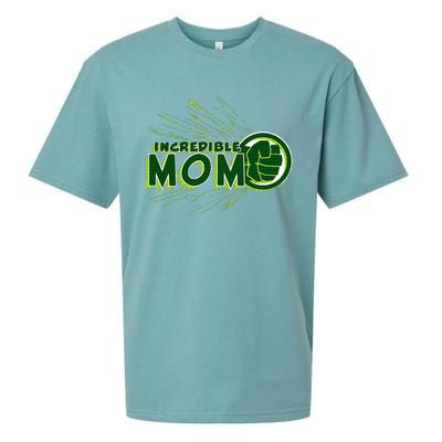 H.U.L.K Incredible Mom Family Trip Vacation Mother’S Day Sueded Cloud Jersey T-Shirt