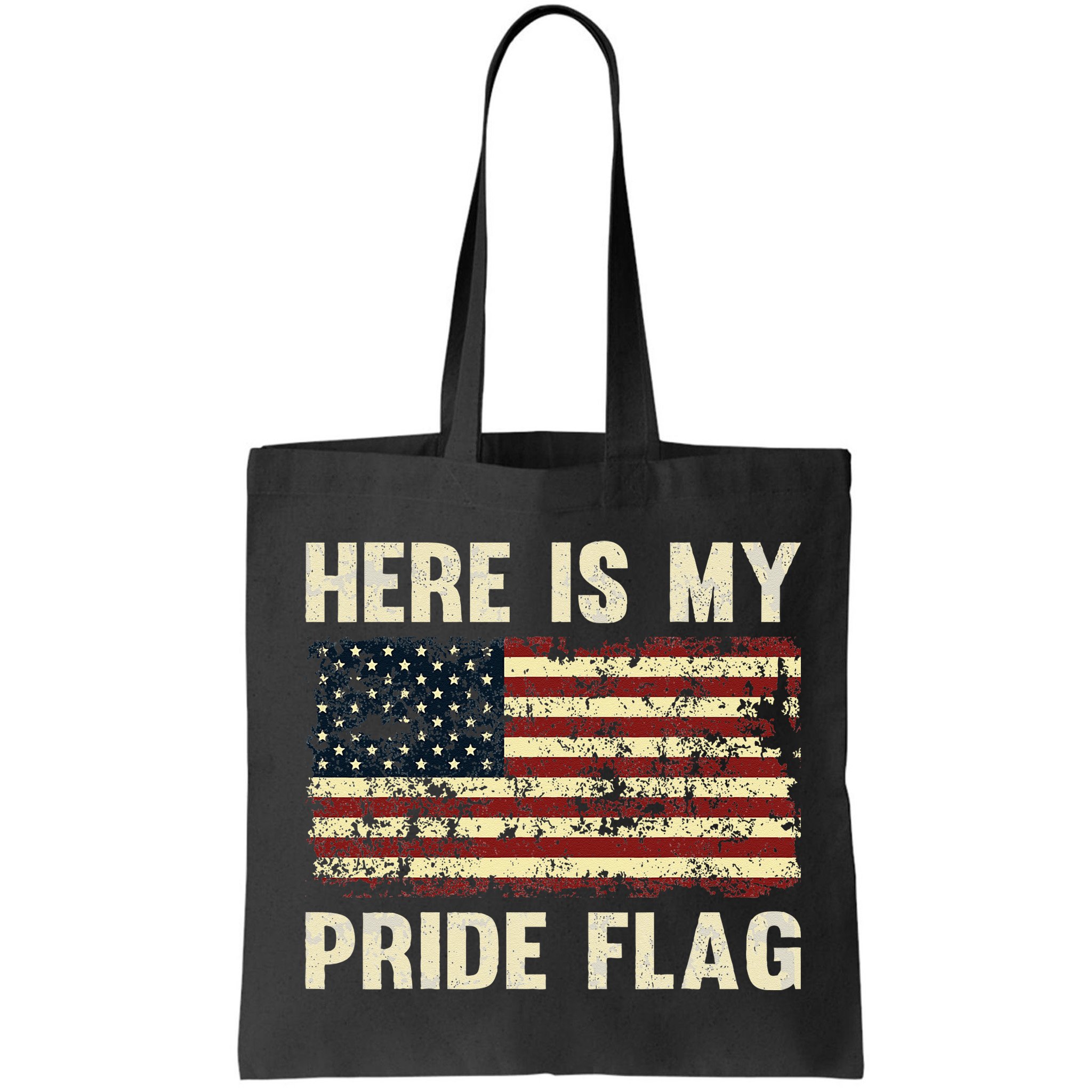 Here Is My Pride Flag Bag