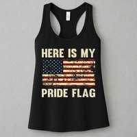 Here Is My Pride Flag Womens Tank Top