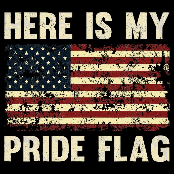 Here Is My Pride Flag Womens Tank Top
