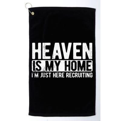 Heaven Is My Home Christian Religious Jesus Golf Towel