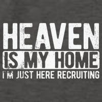 Heaven Is My Home Christian Religious Jesus Vector Backpack