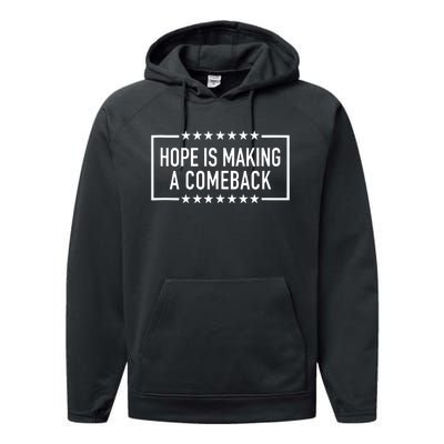 Hope Is Making A Comeback Performance Fleece Hoodie