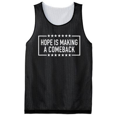 Hope Is Making A Comeback Mesh Reversible Basketball Jersey Tank