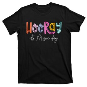 Hooray ItS Music Day Music Teacher Back To School 2024 T-Shirt