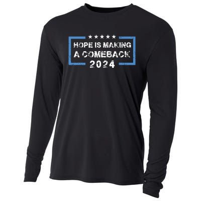 Hope Is Making A Comeback Democrats Vintage 2024 Cooling Performance Long Sleeve Crew