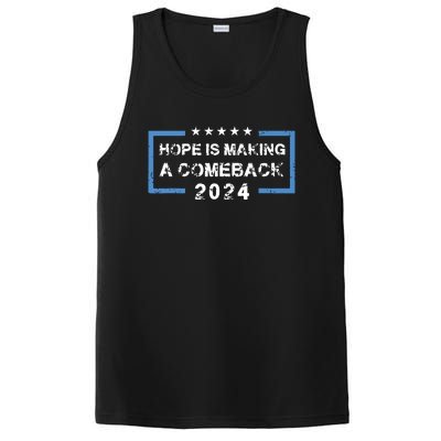 Hope Is Making A Comeback Democrats Vintage 2024 PosiCharge Competitor Tank