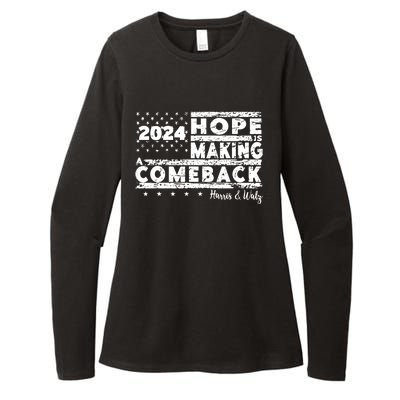 Hope Is Making A Comeback Harris Walz Womens CVC Long Sleeve Shirt