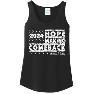 Hope Is Making A Comeback Harris Walz Ladies Essential Tank