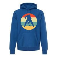 Hockey Is My Favorite Season Funny Vintage Ice Hockey Player Gift Premium Hoodie