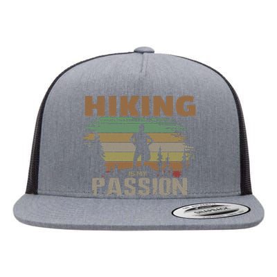 Hiking Is My Passion Flat Bill Trucker Hat