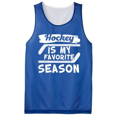 Hockey Is My Favorite Season: Funny Ice Hockey Player Great Gift Mesh Reversible Basketball Jersey Tank