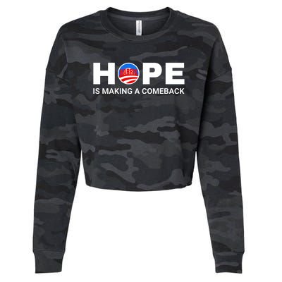 Hope Is Making A Comeback Harris Walz Cropped Pullover Crew