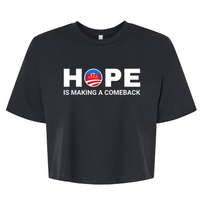 Hope Is Making A Comeback Harris Walz Bella+Canvas Jersey Crop Tee