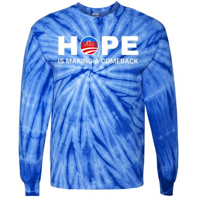 Hope Is Making A Comeback Harris Walz Tie-Dye Long Sleeve Shirt