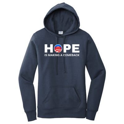 Hope Is Making A Comeback Harris Walz Women's Pullover Hoodie